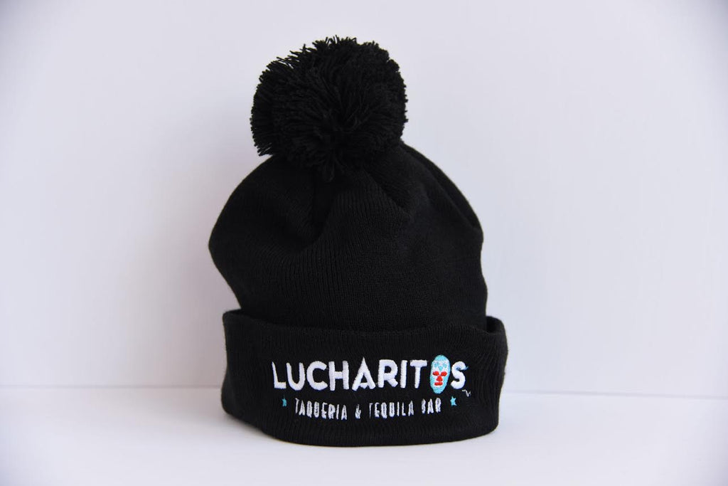 Blackout Lucharitos Pom-Pom Hat